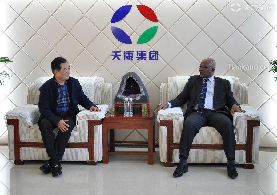 喀麦隆驻华大使马丁·姆巴纳一行参访安徽天康集团